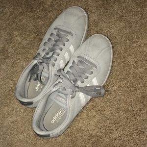 Grey Adidas sneakers